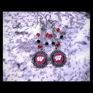 Wisconsin Badgers Earrings